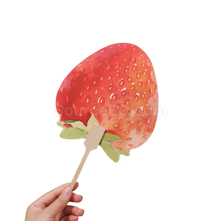 禮品訂造夏天爆款水果扇紀念品