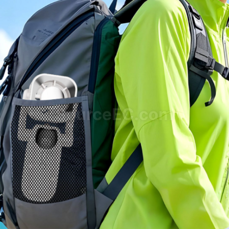 禮品訂造手持帶手電筒數顯風扇紀念品