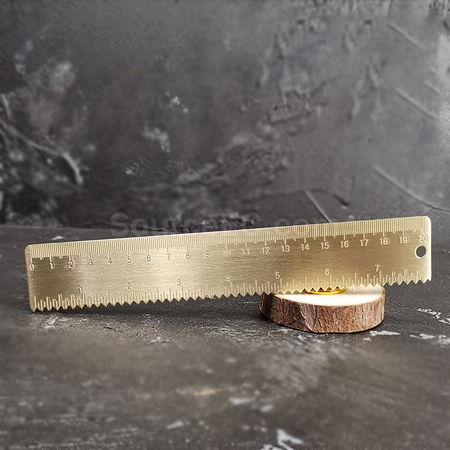 禮品訂造黃銅波浪復古鋸齒紀念品