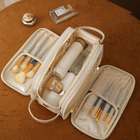 禮品訂造PU大容量化妝包紀念品
