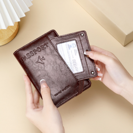 禮品訂造RFID防盜多功能護照套紀念品