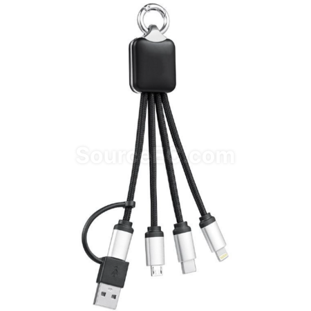 禮品訂造三合一數據線紀念品