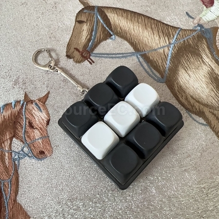 禮品訂造指尖減壓按鍵玩具鑰匙扣紀念品
