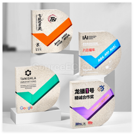 大理石水晶獎座