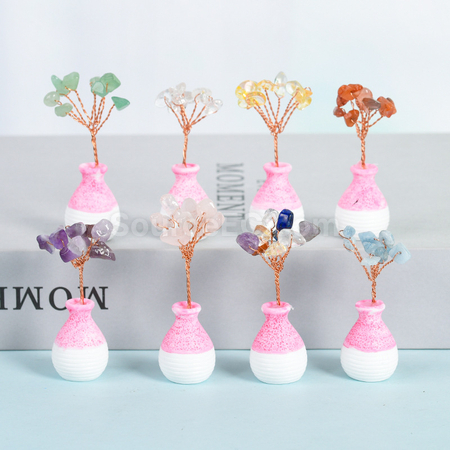 禮品訂造花瓶水晶樹紀念品