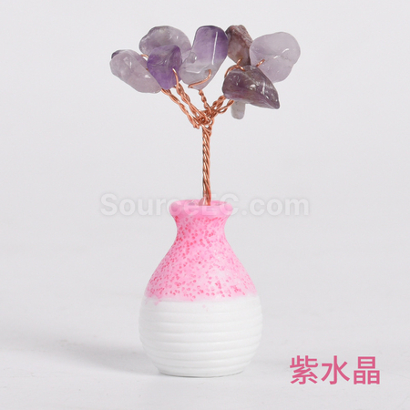 禮品訂造花瓶水晶樹紀念品
