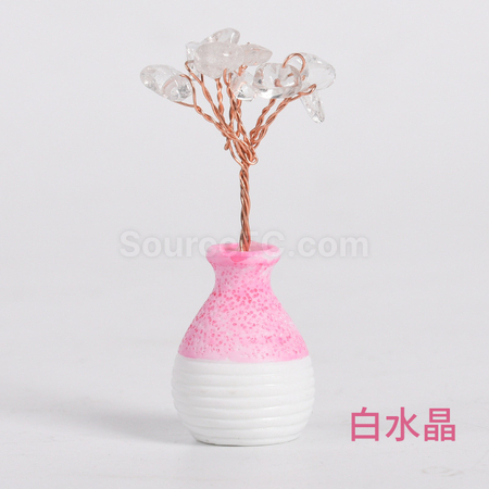 禮品訂造花瓶水晶樹紀念品