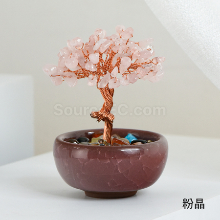 禮品訂造盆景水晶樹紀念品