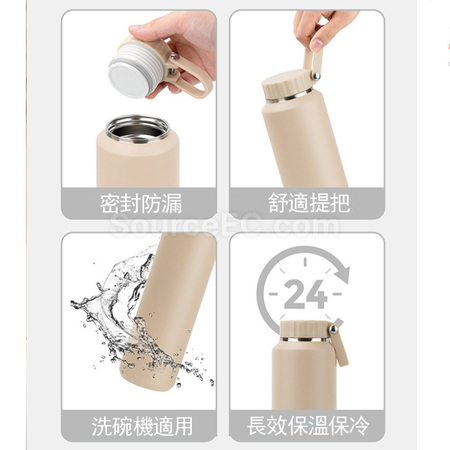 禮品訂造高顏值易拉造型大容量提把運動水壺紀念品