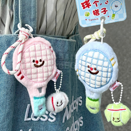禮品訂造公仔網球拍鑰匙扣掛件紀念品