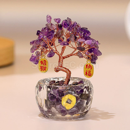 禮品訂造盆景水晶樹紀念品