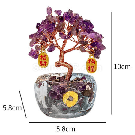 禮品訂造盆景水晶樹紀念品