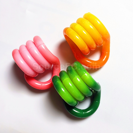 禮品訂造溫感變色減壓玩具扭扭樂tangle紀念品