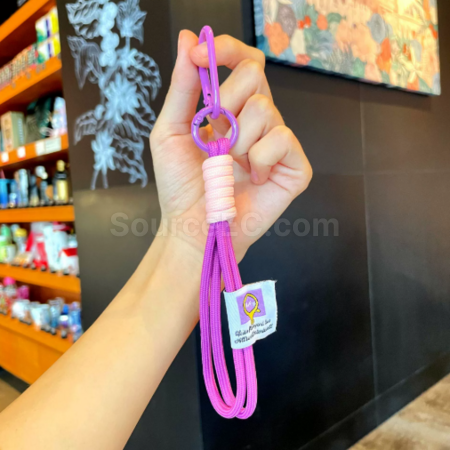 禮品訂造編織繩掛繩鑰匙扣紀念品