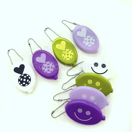 禮品訂造背面開口橢圓形硬幣零錢包/零錢夾紀念品