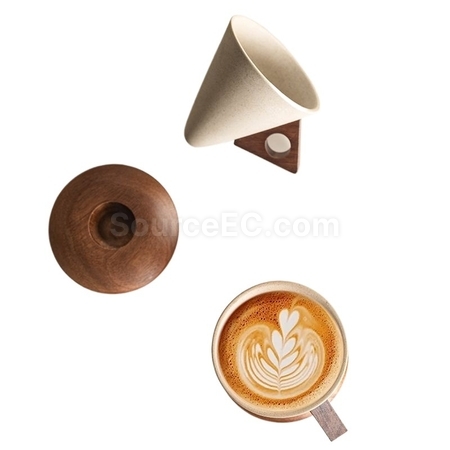 禮品訂造粗陶漏斗咖啡杯紀念品