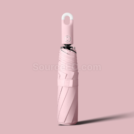 禮品訂造環扣自動三折雨傘紀念品