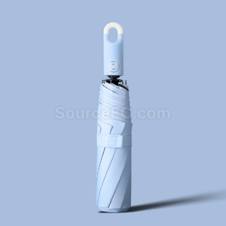 禮品訂造環扣自動三折雨傘紀念品