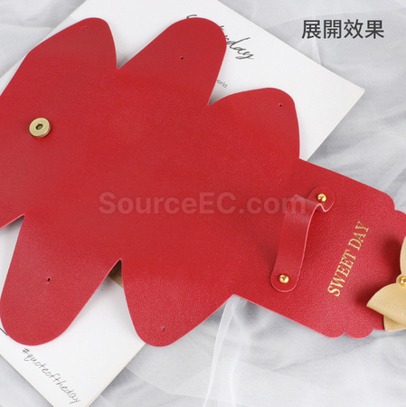 禮品訂造幸運四葉草小皮包紀念品