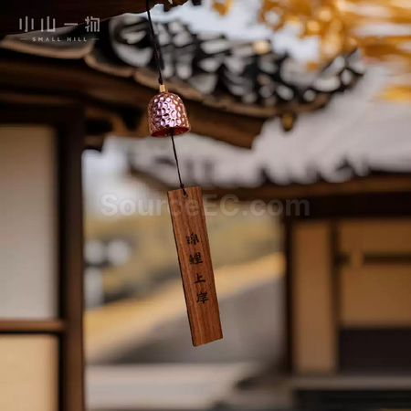 禮品訂造銅質風鈴木牌掛飾紀念品