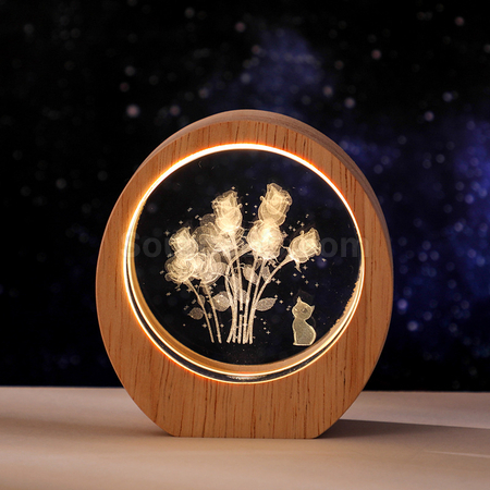 禮品訂造3D內雕小夜燈紀念品