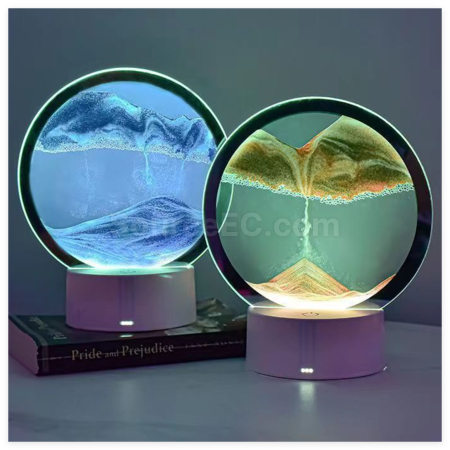 禮品訂造3D流沙畫小夜燈紀念品