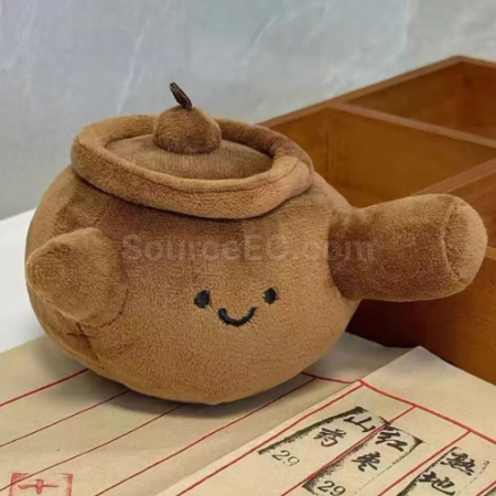 禮品訂造煲治百病茶壺公仔鑰匙扣紀念品