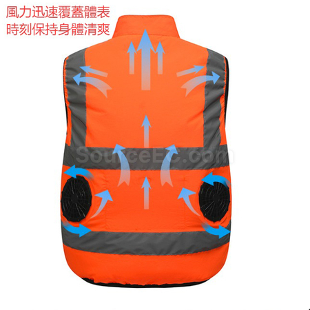 禮品訂造戶外反光條空調背心紀念品