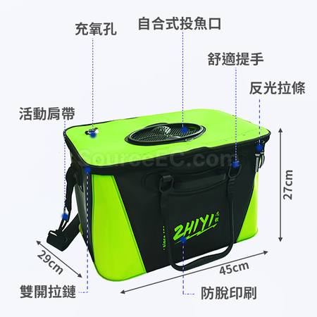 禮品訂造多功能配件收納釣魚桶紀念品