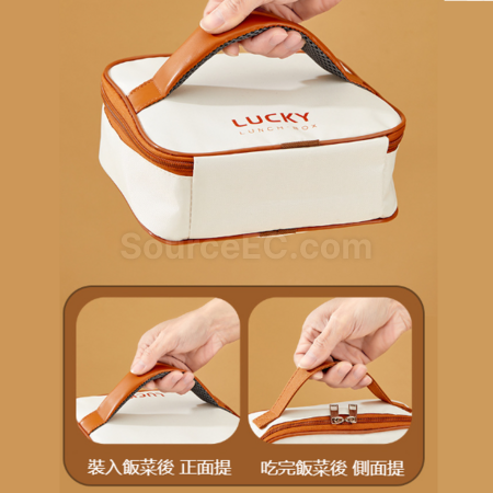 禮品訂造304方形保溫分格餐盒紀念品