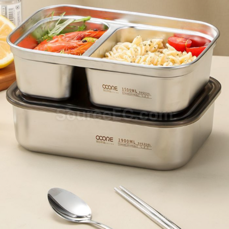 禮品訂造316L不鏽鋼密封餐盒紀念品