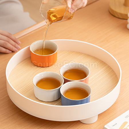 禮品訂造月餅造型茶杯組紀念品