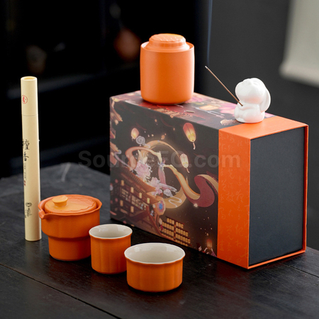 禮品訂造好月圓茶具套裝紀念品