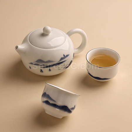 陶瓷玲瓏玲瓏茶具套裝