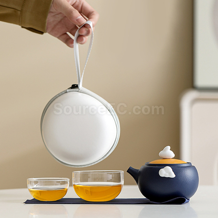 禮品訂造便擕式旅行茶具小套裝紀念品