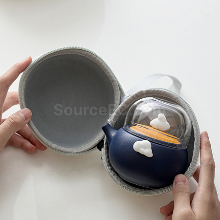 禮品訂造便擕式旅行茶具小套裝紀念品