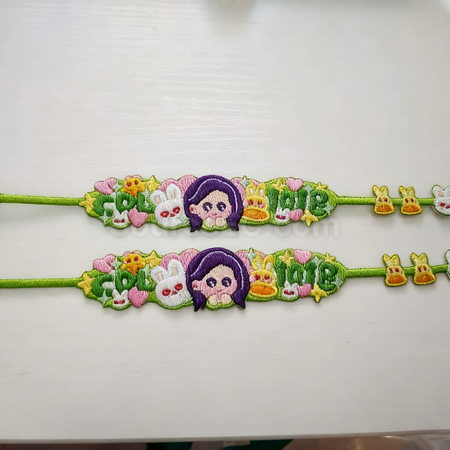 禮品訂造刺繡手環手鏈紀念品