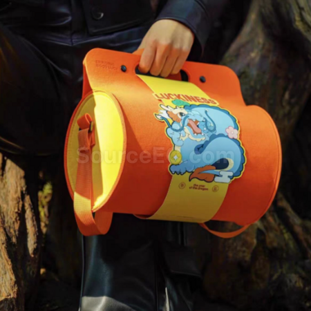 禮品訂造圓筒手提毛氈包紀念品
