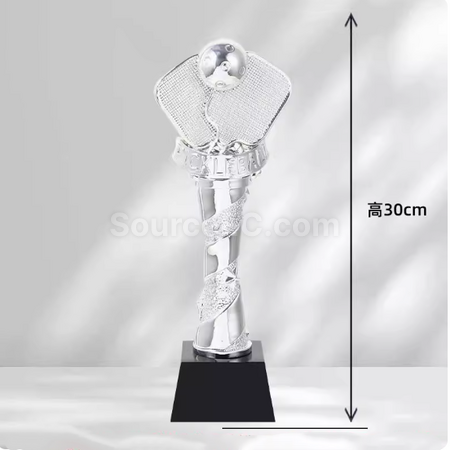禮品訂造匹克球金屬獎座紀念品
