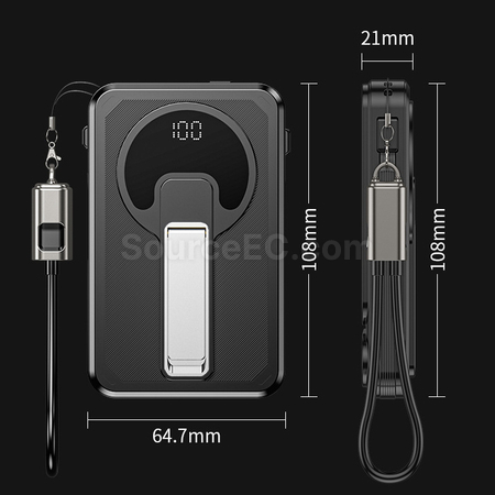 禮品訂造四合一磁吸移動電源紀念品