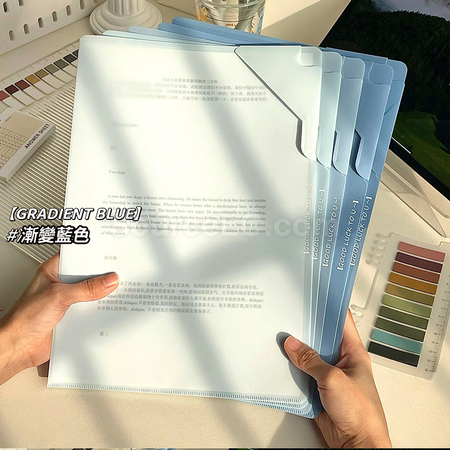 禮品訂造A4擋片文件夾紀念品
