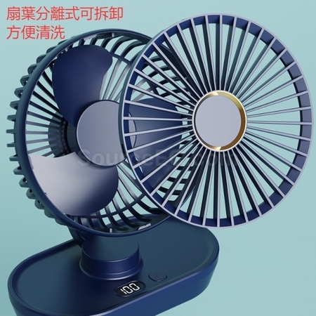 禮品訂造桌面空氣循環渦輪USB數顯小風扇紀念品