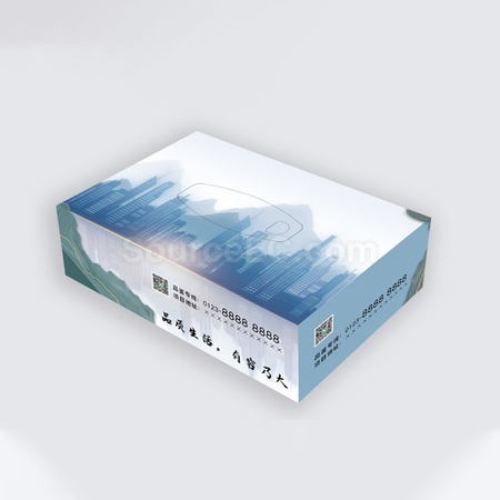 禮品訂造紙盒裝一次性棉柔洗臉巾紀念品
