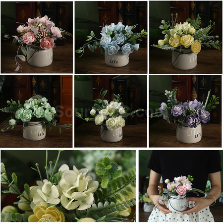 禮品訂造仿真花卉盆栽紀念品