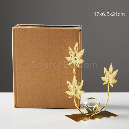禮品訂造北歐植物鐵藝擺件紀念品