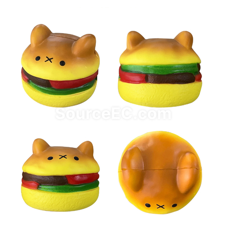 禮品訂造漢堡壓力球紀念品