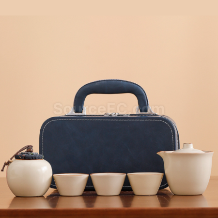 禮品訂造汝窯旅行茶具套裝紀念品