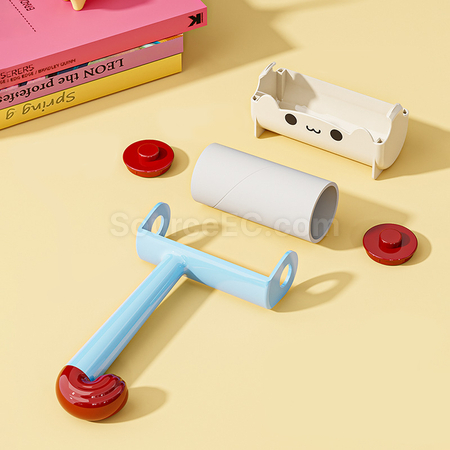 禮品訂造貓咪粘毛器滾筒可撕式滾刷紀念品