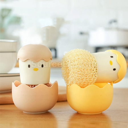 禮品訂造雞蛋殼洗碗刷紀念品