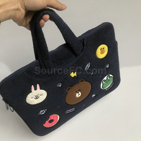 禮品訂造毛絨電腦包紀念品